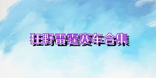 狂野雷霆赛车合集