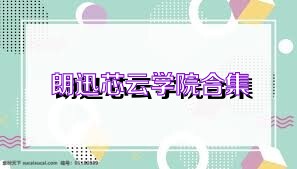 朗迅芯云学院合集