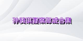 孙美琪疑案郎威合集