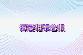 探爱相亲合集