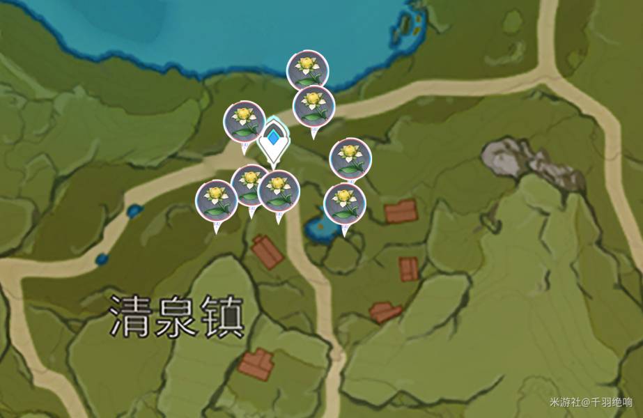 原神甜甜花分布最多位置