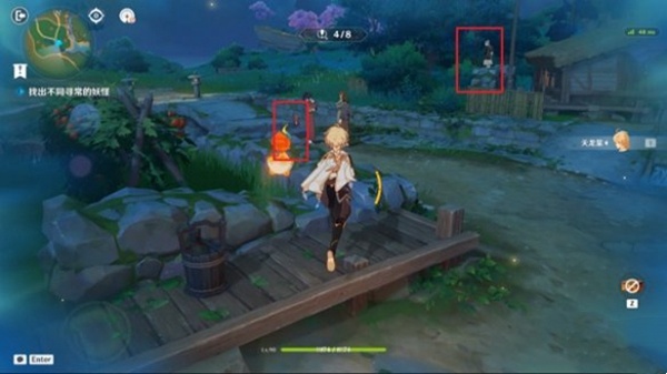 原神交映现实与梦躲藏的危险素材怎么过