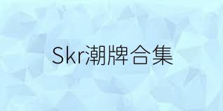 Skr潮牌合集