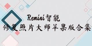 Remini智能修复照片大师苹果版合集