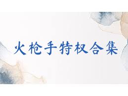 火枪手特权合集